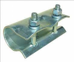 UNIVERSAL Scaffolding Sleeve Coupler, External Tube Joiner for 48.3mm Pipes, Pressed Steel Construction, Zinc-Plated Anti-Rust Finish, Integrated Heavy-Duty T-Bolts.